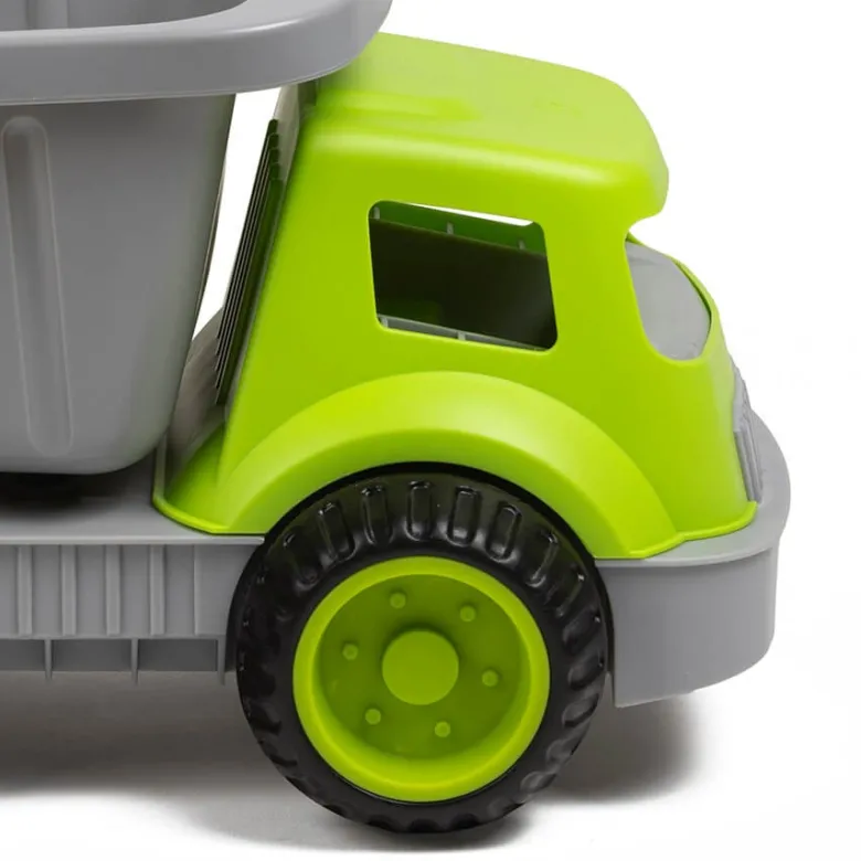 Gran camión volquete para cargar, transportar y descargar