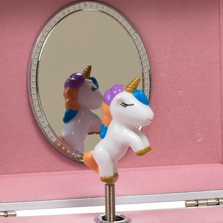 Joyero musical de unicornios