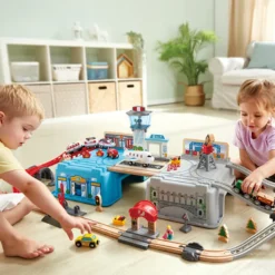 Juego de Bloques de Tren Mega Metrópolis