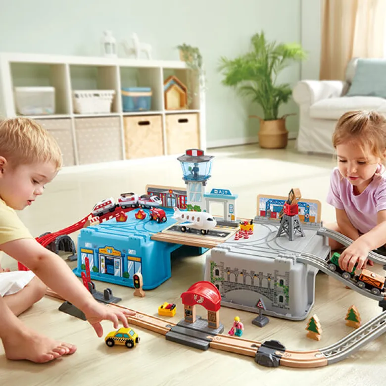 Juego de Bloques de Tren Mega Metrópolis