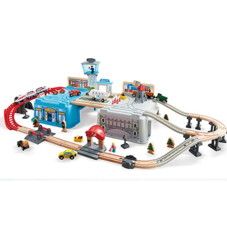 Juego de Bloques de Tren Mega Metrópolis