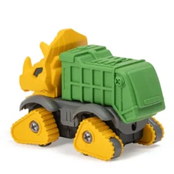Juego de construcción camión volquete dinosaurio – Green Dino