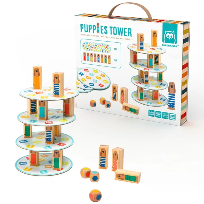 Juego de estrategia Puppies Tower