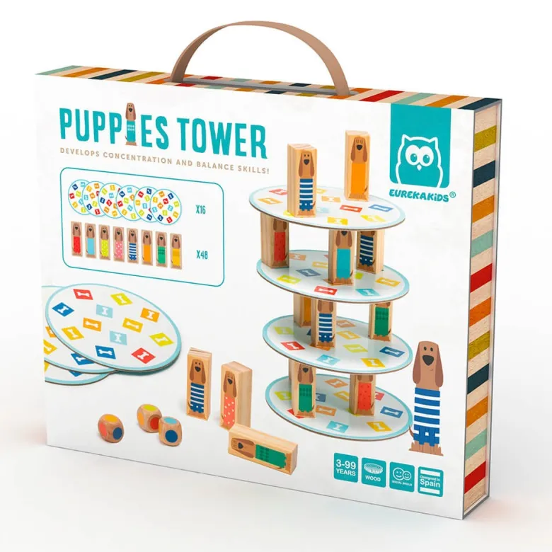 Juego de estrategia Puppies Tower