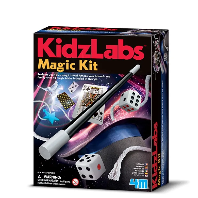 Juego de magia para aprender 12 trucos - KidzLabs