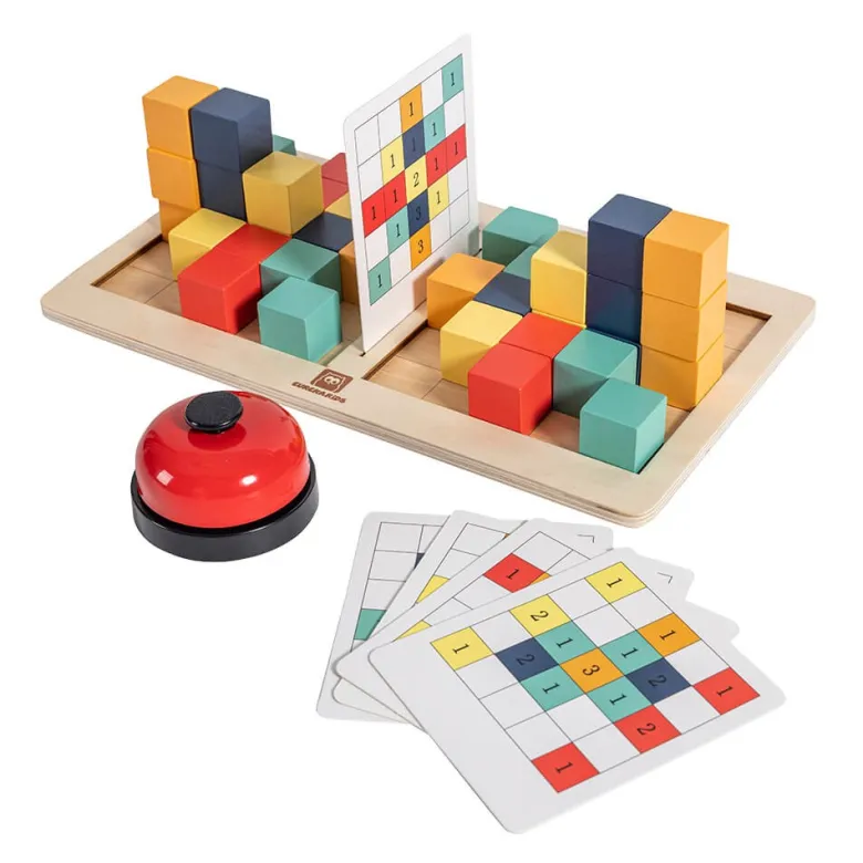 Juego de memoria y estrategia – Competición de bloques
