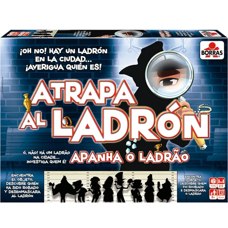 Juego de mesa familiar - ¡Atrapa al ladrón!