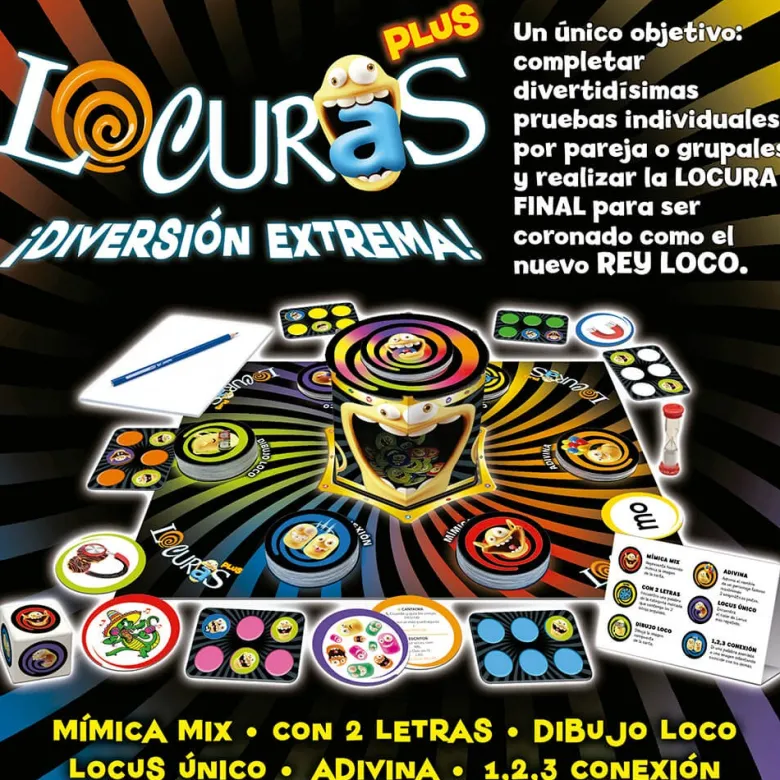 Juego de mesa familiar – Locuras plus