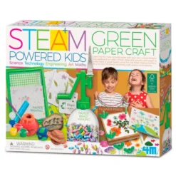 Juegos creativos con papel reciclado – Eco Steam Green Paper