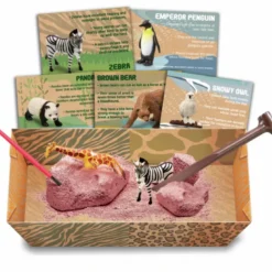 Kit de Excavación Animales Salvajes