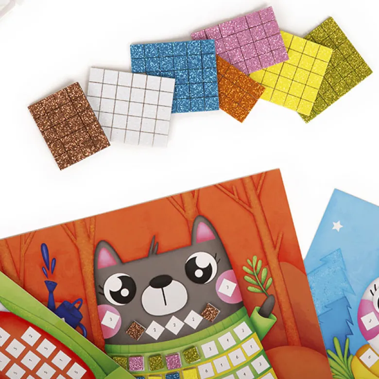 Kit para hacer mosaico de purpurina