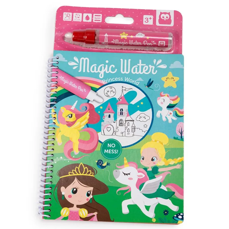 Libro para pintar con agua - Magic Water Princesas