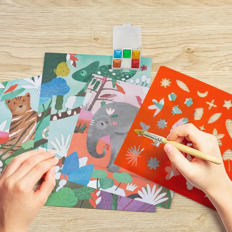 Láminas para pintar y decorar con pintura nacarada – Bright Paint
