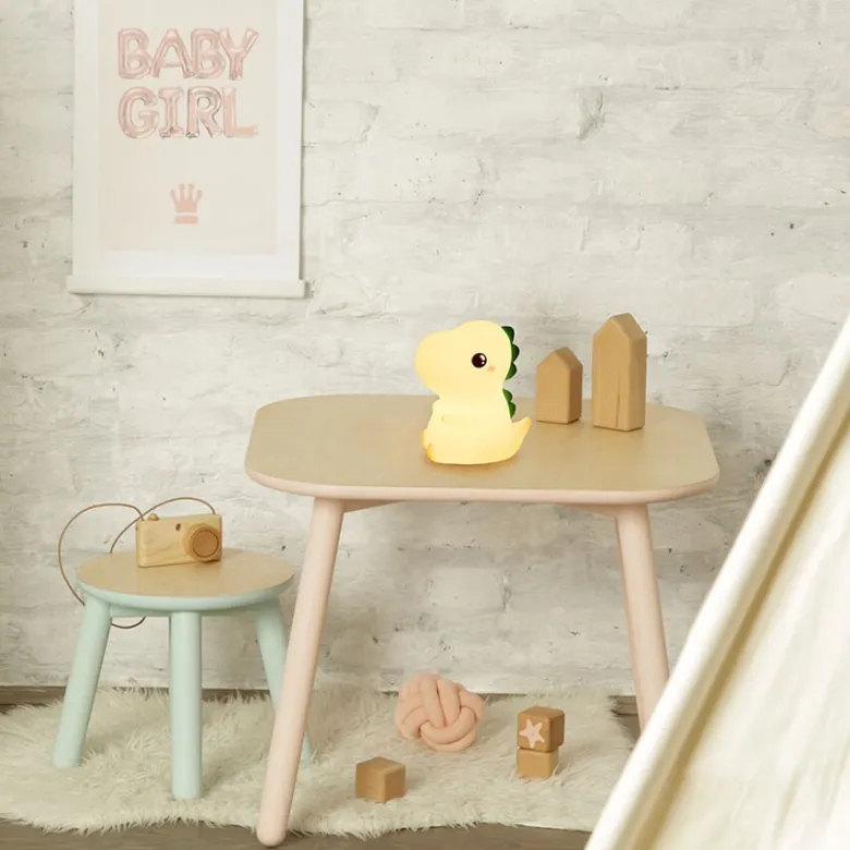 Lámpara infantil decorativa de silicona dinosaurio