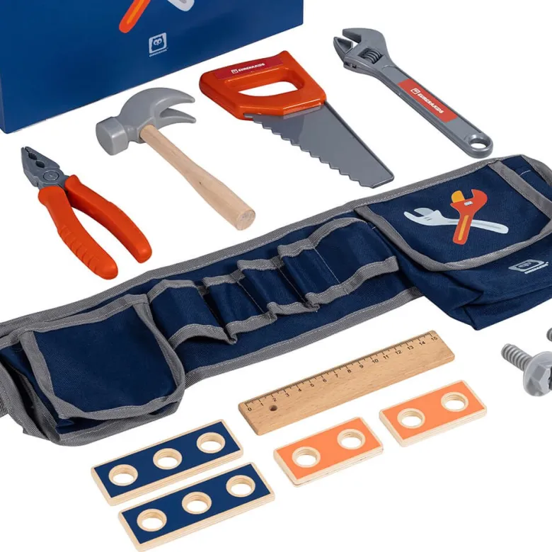 Maletín profesional de juguete con 21 accesorios - Mecánico
