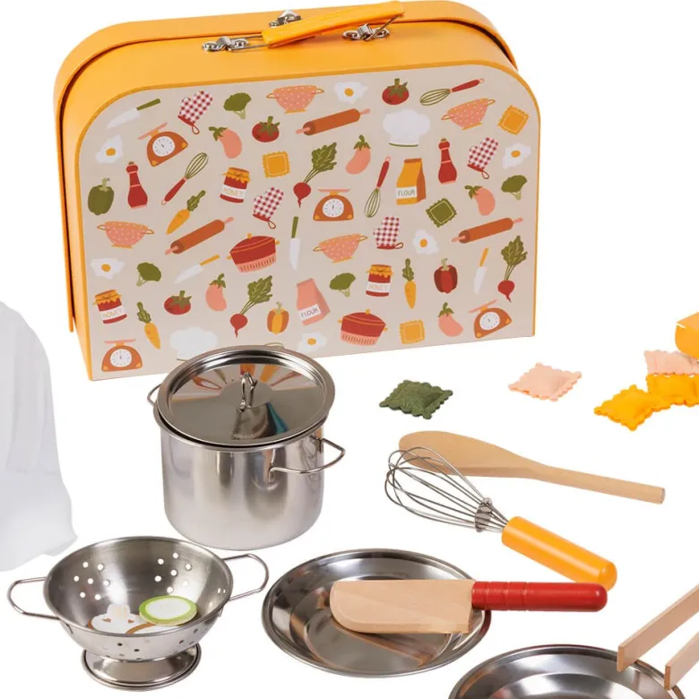 Maletín profesional de juguete con 26 accesorios - Chef