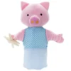 Marioneta cerdito azul