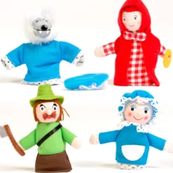 Marionetas de dedo de la caperucita roja 11cm