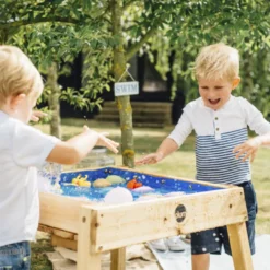 Mesa madera multiusos agua y arena