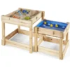 Mesas nido madera multiusos agua y arena