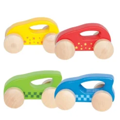 Mini coche de madera