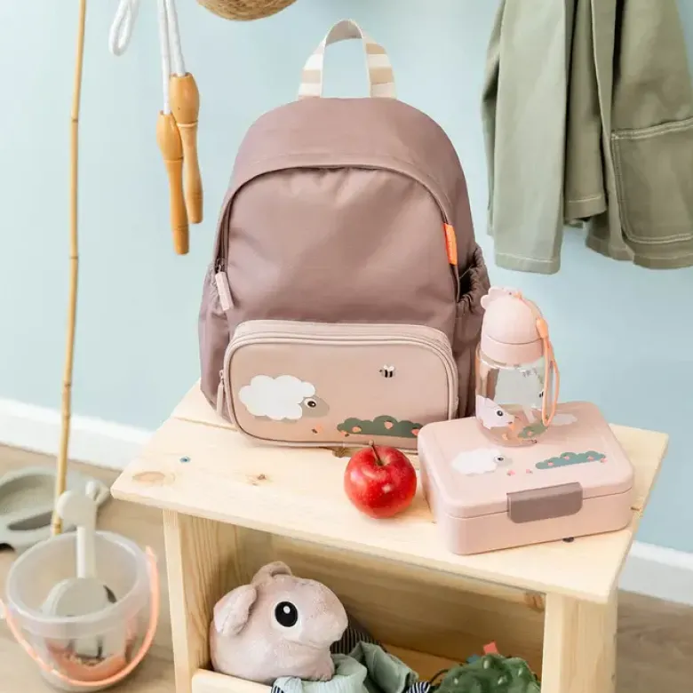 Mochila infantil Tiny Farm Powder Rosa