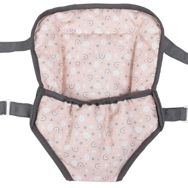Mochila portabebés de tela con asas regulables Rainbow