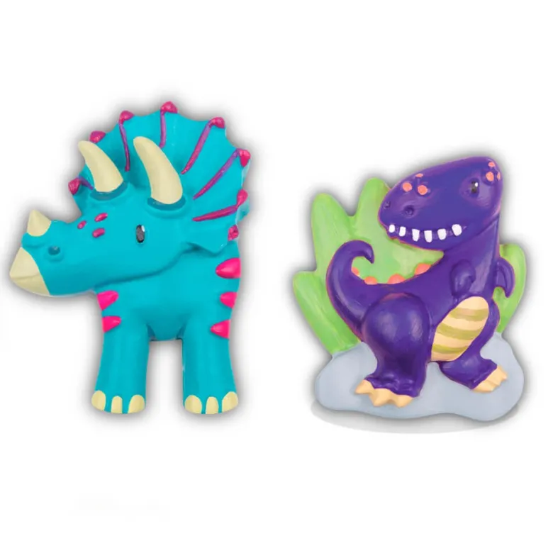 Moldea y pinta imanes de dinosaurios