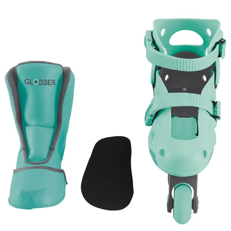 Patines evolutivos 2 en 1 para patinar en linea - Talla 30-33 color menta