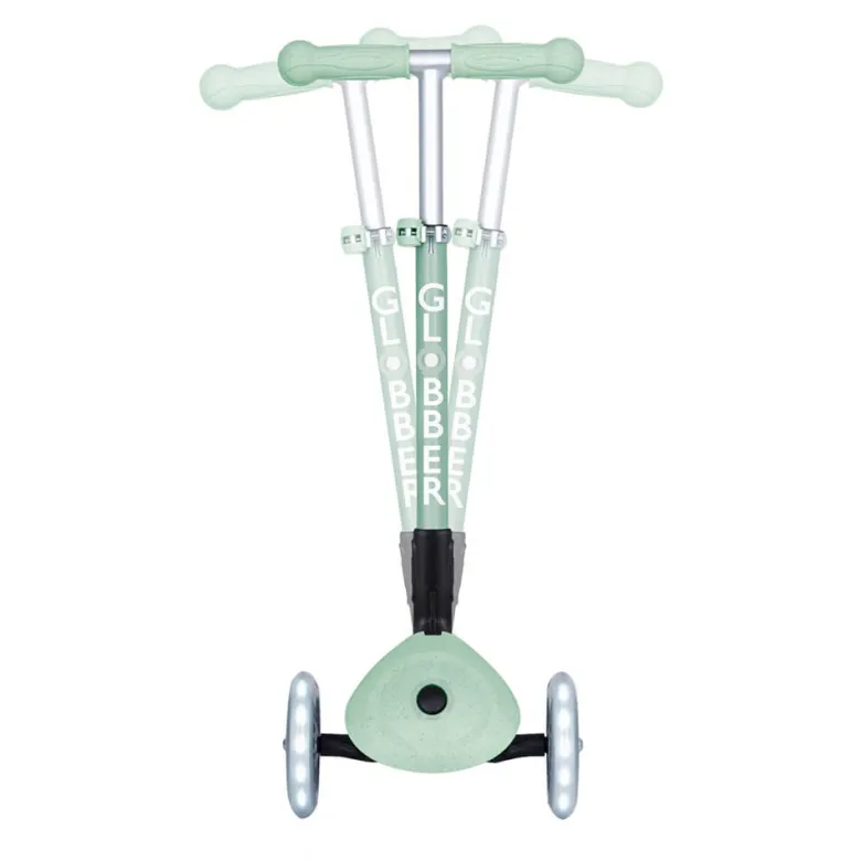 Patinete ecológico, plegable y con luces Junior – Pistacho
