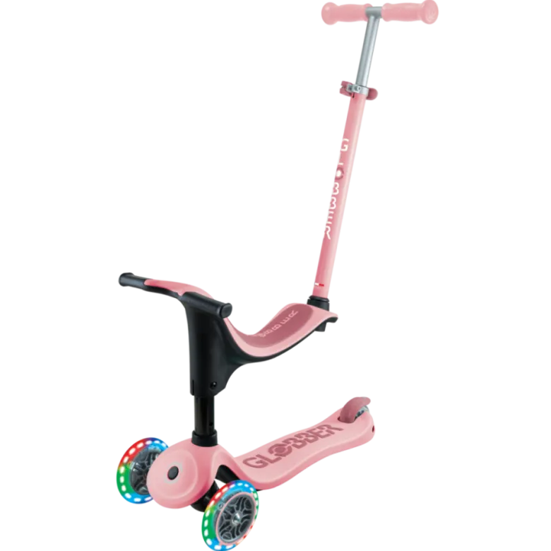 Patinete Go Up Sporty con luces Rosa Pastel