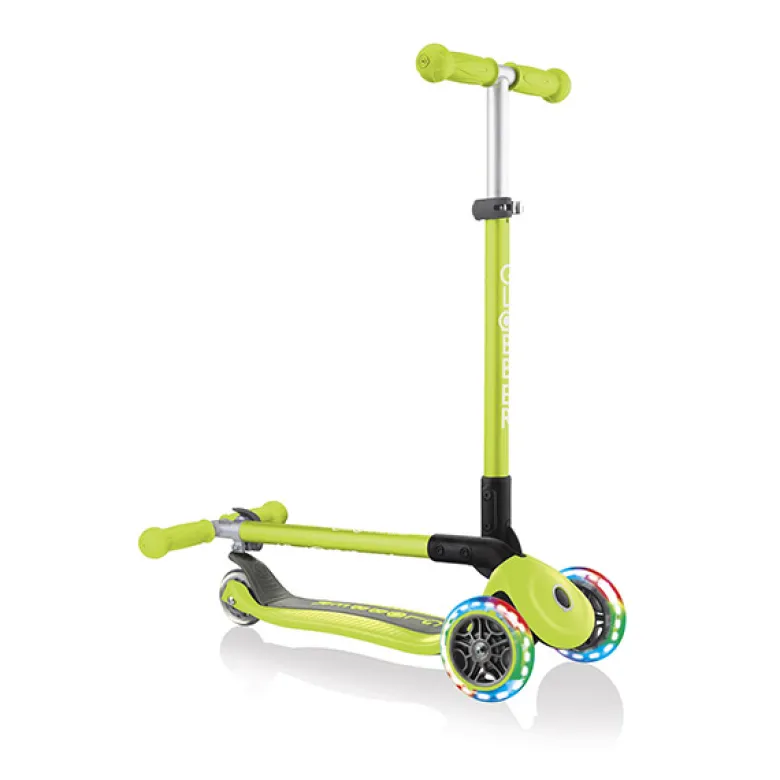 Patinete Primo Foldable Lights verde lima
