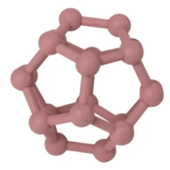 Pelota de silicona de color rosa
