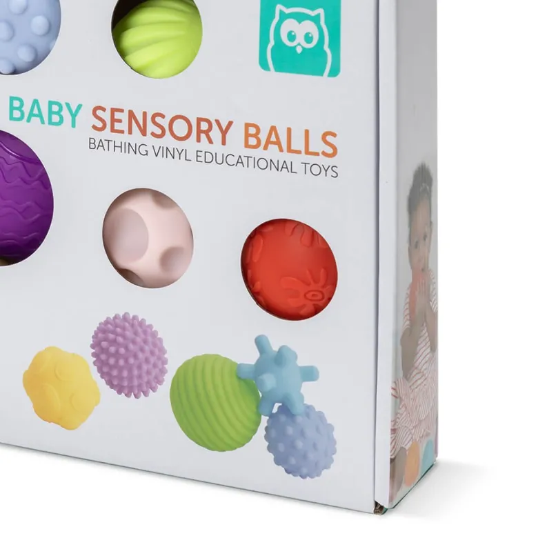 10 pelotas sensoriales para bebés