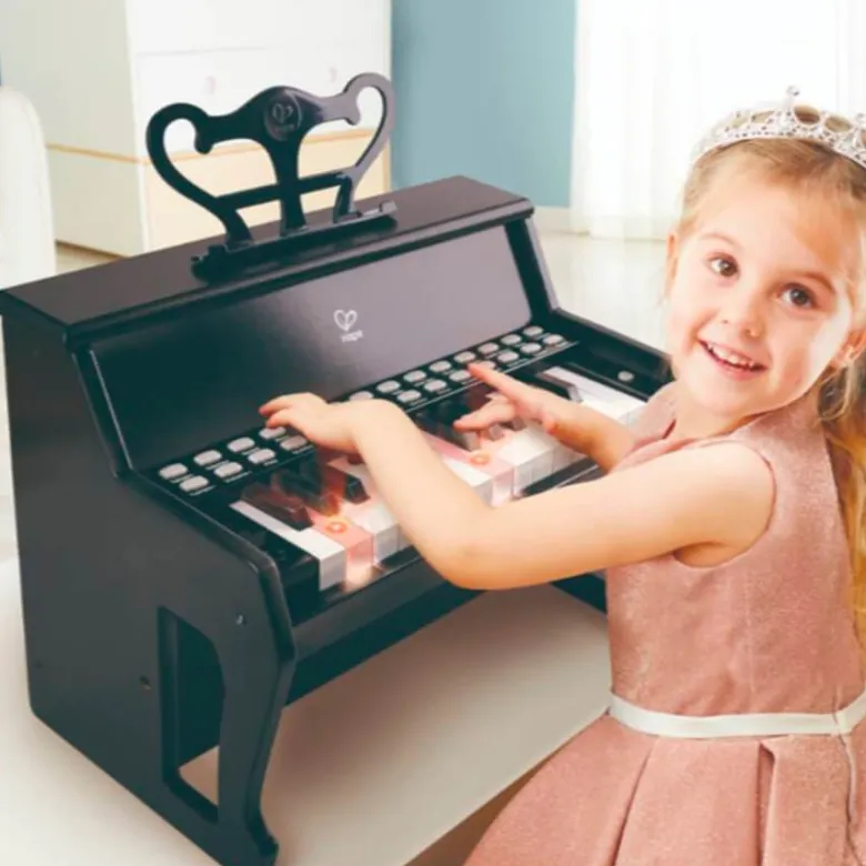 Piano con luces de 25 teclas para aprender a tocar