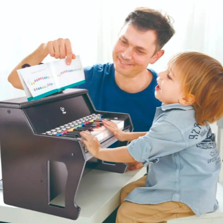 Piano con luces de 25 teclas para aprender a tocar