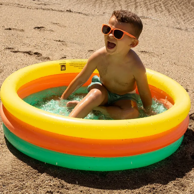 Piscina hinchable para niños con 3 anillos – Hello Summer