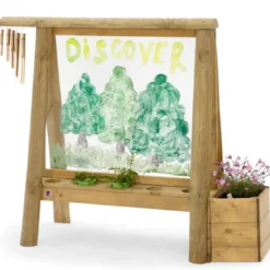 Pizarra de madera Discovery Crea y pinta