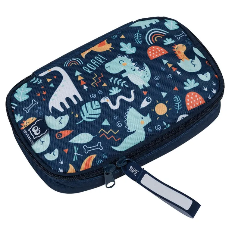 Portabocadillos infantil con diseño de dinosaurios