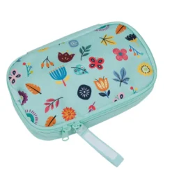 Portabocadillos infantil con diseño de flores