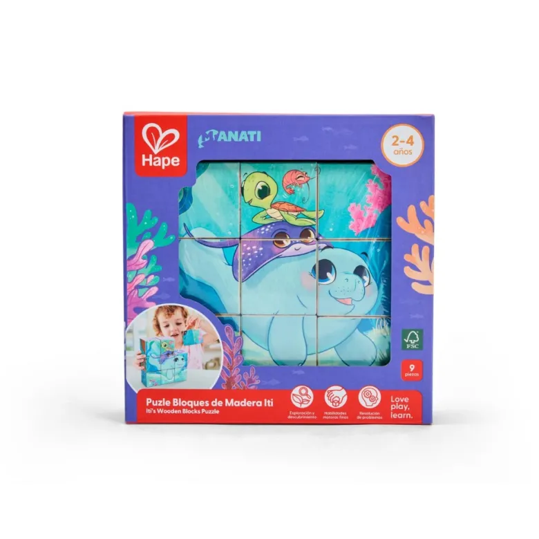 Puzle 9 bloques Iti Colección Manatí