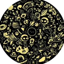 Puzle esférico gigante de 100 piezas que brilla en la oscuridad – Solar System Adventure