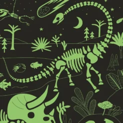 Puzle gigante de 100 piezas que brilla en la oscuridad – Dinosaurs