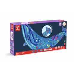 Puzzle de Suelo Brillante de Ballena - 200 pzs