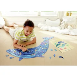 Puzzle de Suelo Brillante de Ballena - 200 pzs
