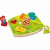 Puzzle encajable sonidos granja