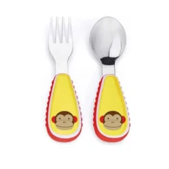 Set cuchara y tenedor mono
