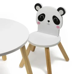 Silla infantil de madera – Panda Kirumy®