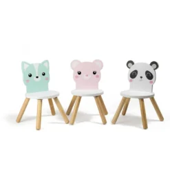 Silla infantil de madera – Panda Kirumy®