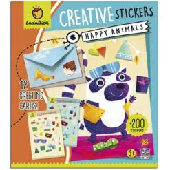 Stickers happy animals